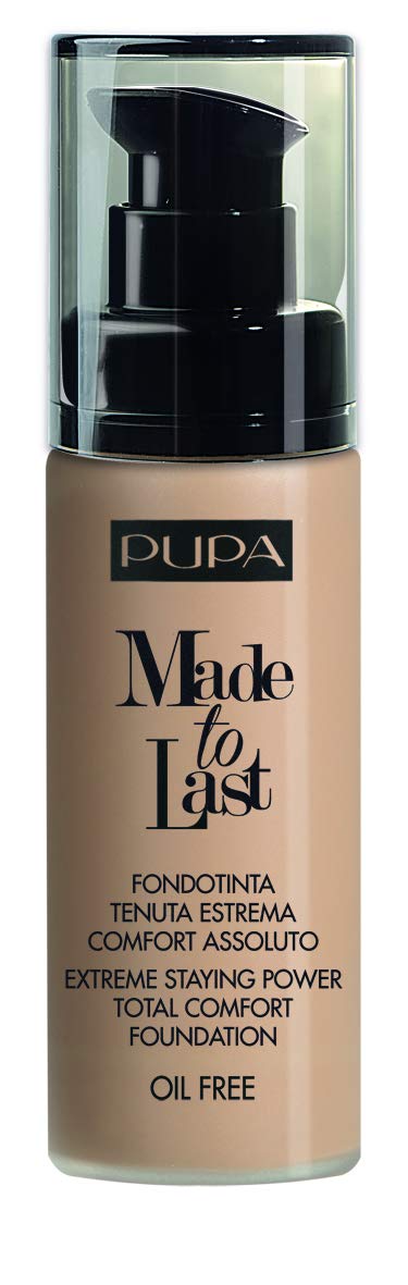PUPA Milano Made To Last Foundation, Medium Beige 30 ml