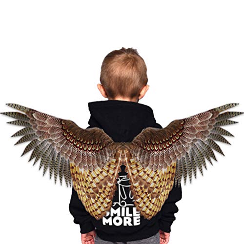 Toddmomy Owl Halloween Masks Owl Masks Cosplay Owl Wings Costume Kids Bird Wings Owl Half Masks Halloween Party Favors For Kids #TOP1