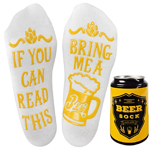 Voqeen Calcetines Divertidos Calcetines de Algodon Cerveza de Otoño y Invierno Unisex Mujer Hombre Divertidos Calcetines