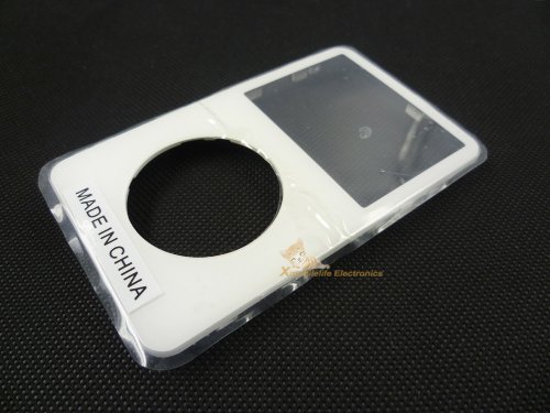 White Color Front Faceplate Fascia Housing Case Cover for iPod 5th Gen Video 30gb 60gb 80gb
