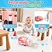 Dancing Squid Baby Girls Toy, Tummy Time Toys, Rechargeable Crawling Octopus with Music and Light for 3-6 6-12 12-18 36 Months 1 Year Old Learning Walking Toddle Easter Basket Stuffers Birthday Gifts