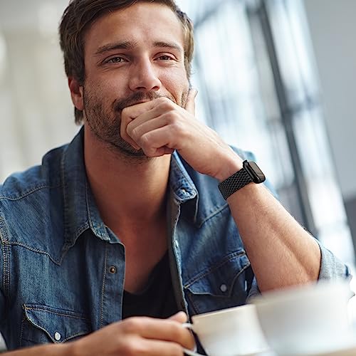 Pizooprs Braided Solo Loop Compatible With Apple Watch Band 38Mm 40Mm 41Mm 42Mm 44Mm 45Mm 49Mm For Women Men, Nylon Stretchy Sport Bands Soft Elastic Straps For Iwatch Ultra Se Series 8 7 6 5 4 3 2 1 #TOP4