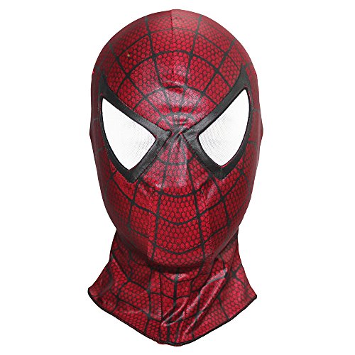 Spiderman 3 Homecoming Mask Costume Cosplay Balaclava Hood Adult (Red)