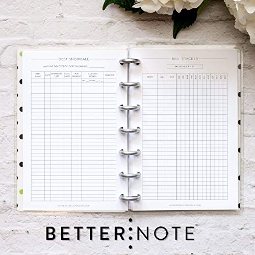 image for Natalie Rebecca Design BetterNote Finance Plan Refill for Disc Noteboo