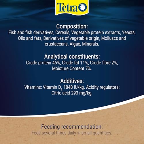TetraMin Flakes - Fischfutter in Flockenform für alle Zierfische, ausgewogene Mischung für gesunde Fische und klares Wasser, 100 ml Dose