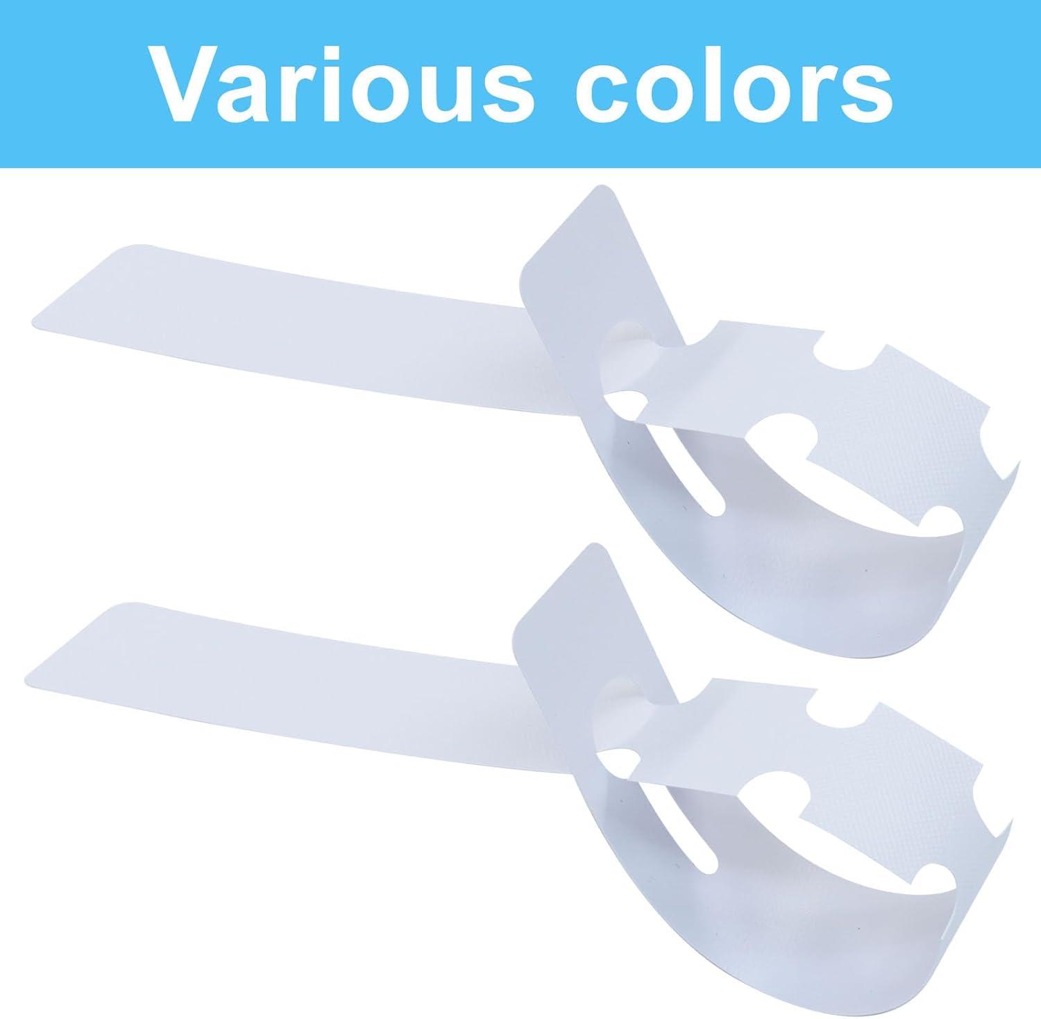 200Pcs White Wrap Around Tree Tags Plastic Plant Labels, Hanging Plant Labels Tree Identification Signs Hanging Plant Markers(White) - Image 3