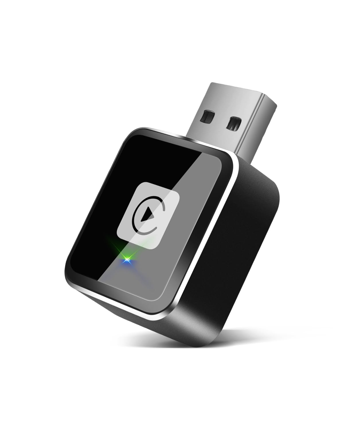 ViaBecs 2025 Upgraded Wireless CarPlay Adapter for iPhone, Mini USB/Type-C Design, OTA Updates, Fast Connection for iOS 10+, Dual-Band Wi-Fi