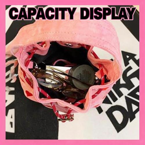 Bolso Tote de lona con bordado de corazón rosa miniatura 6