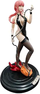 HBGIAY マキマ フィギュア 像 アニメ 女の子 置物 立ちポーズ 1/6スケール フィギュア アニメ マキマ アクションフィギュア デスクトップコレクション 28.08cm
