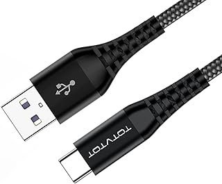 USB C Cable, 3.1A 2M Type C Charger Cable 2M Fast Charging Cable Lead Braided Charger Cable for Samsung Galaxy S10 S9 S8 S32 A40 A41 A50 A51 A70 A20e S20 S21 S22 Huawei P30 P20,Sony Xperia, LG