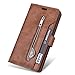 Produktbild Stephanie Wilkerson für Fall kompatibel mit Xiaomi Redmi Note 7 Note 7 Pro Not 7S Genuine Leather Wallet Fall Cover, Flip Stand, Card Slot, Stylish, Brown