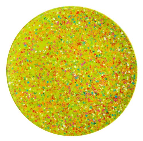 Zak Designs Confetti 11-inch Plastic Dinner Plate, Kiwi