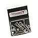 Pit Posse PP2882 L Track Rail Mounting Hardware Kit - Screws Nuts Washers for S Track Tie Down Anchor - Enclosed Cargo Trailer, Van, Truck, SUV