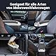 AAOBOSI Kompressor Kühlbox 15 Liter, Kühlbox Auto -15℃~20℃, Kühlbox Elektrisch 12/24V für Auto, Lkw, Boot, Reisemobil und Steckdose