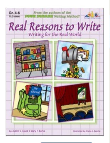 Lorenz Corporation TLC10486 Real Reasons to Write- Grade 4-6