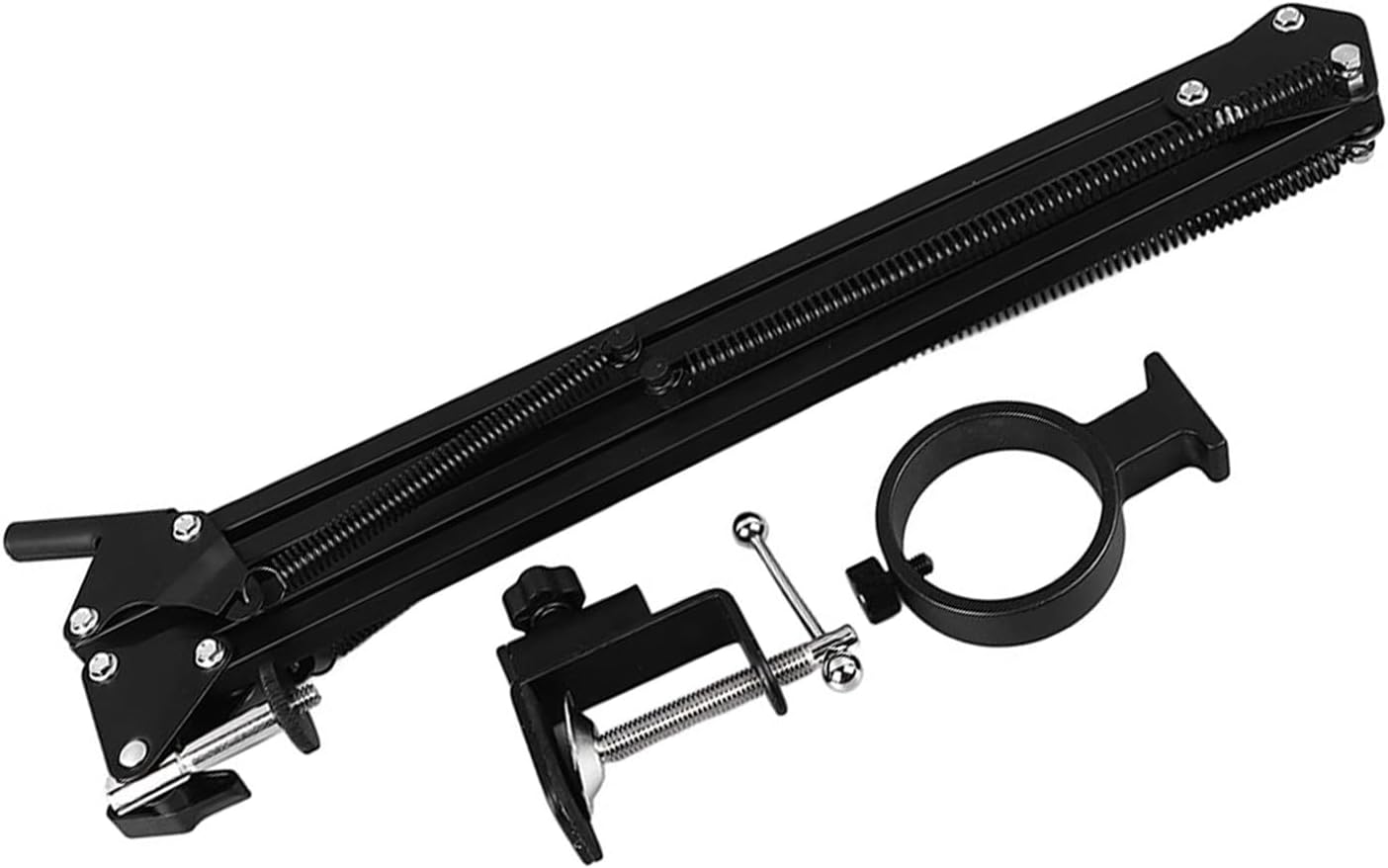 Stable Sturdy Stand for Microscopes Featuring Adjustable Metal Clip Full Rotation Capability Enhanced Microscopic Experiments Education Portable Microscope Holder