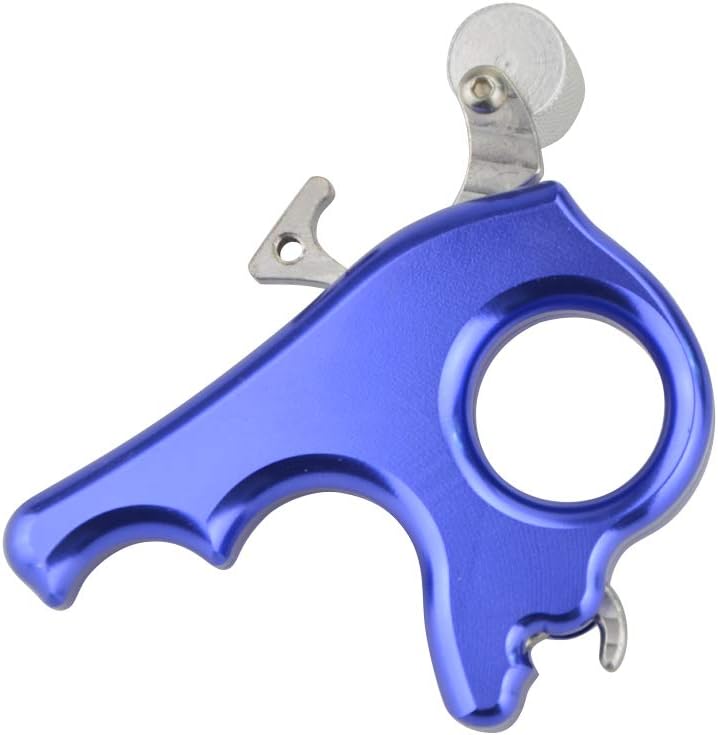 SHARROW Archery Release Aids 3 Fingers Compound Bow Release Aids Gear Compound Bow Accessory(Blue) : Sports & Outdoors
