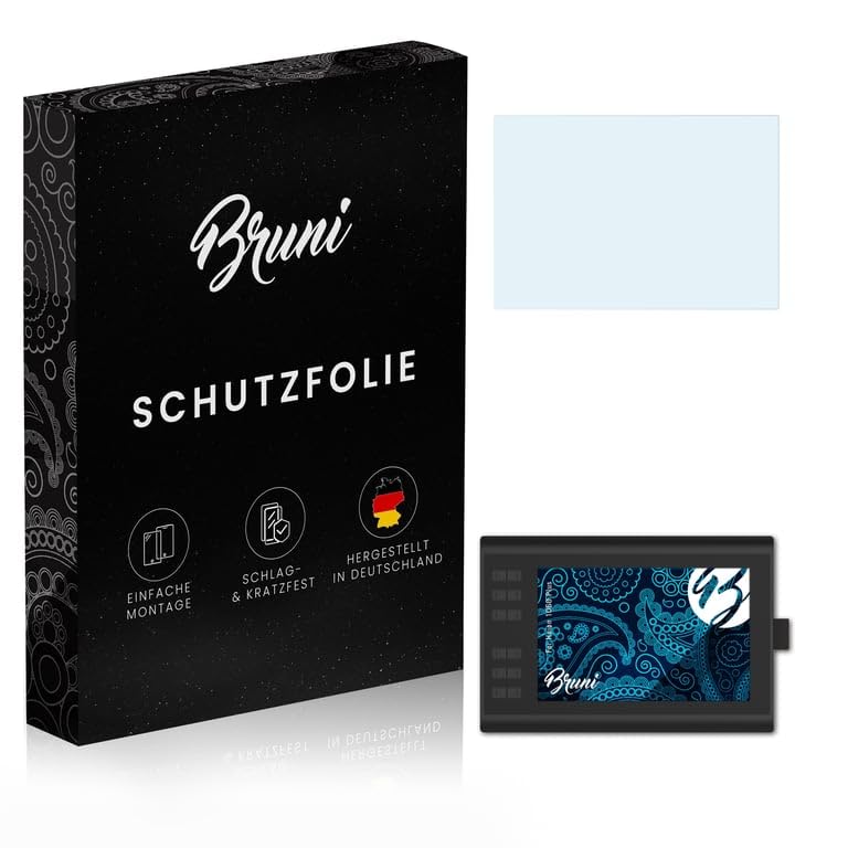 Bruni Película Protectora compatible con Huion 1060 Plus Protector Película, claro Lámina...