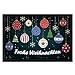 Produktbild trendaffe - Frohe Weihnachten Fußmatte XL mit Christbaumkugeln Motiv