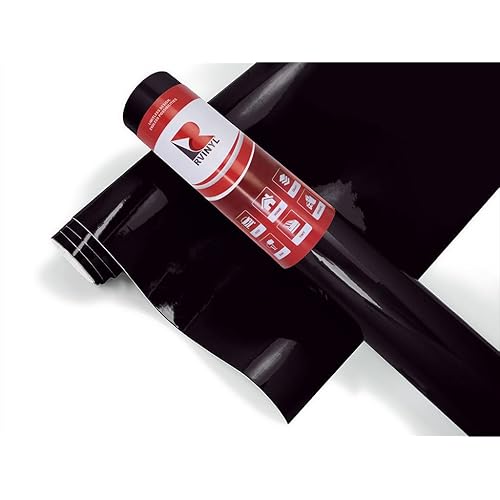 3M 2080 Series G12 Gloss Black Dual Cast Thick Vinyl Car Wrapping Film - 5ft x 14ft - 70sq ft - Bubble Free Vehicle Sheet Roll