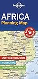 mapa africa politico mudo  Lonely Planet Africa Planning Map [Idioma Inglés]