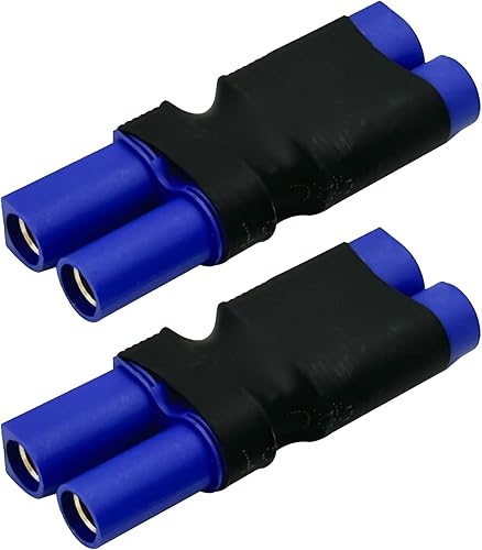 Miniatura 2 de EC5 macho a EC5 conector hembra sin adaptador de cable, adaptador de conector EC5 para RC FPV Car Plane Drone LiPo batería EC5 conversión de puerto
