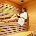 Infrared Sauna, Cabin Sauna 2-3 Person Indoor with Low EMF Heating Panels Smart Control System and Wood Frame Design