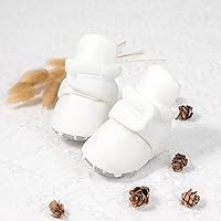 Vista 111 de Sawimlgy - Botines de algodón antideslizantes para recién nacido, con agarre, para cuna o para el invierno 010/Amarrón