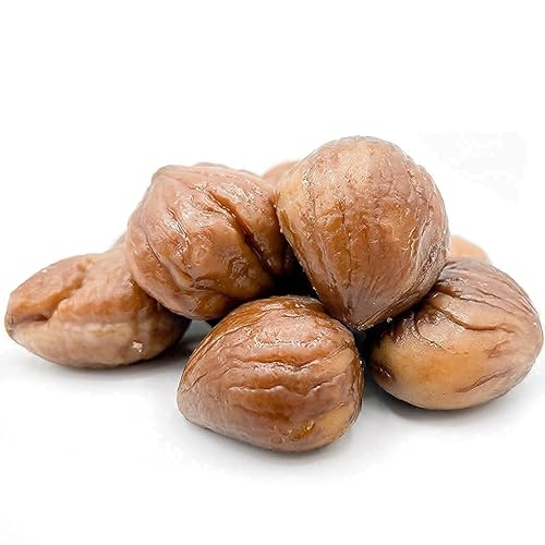 Miniatura 3 de French Gourmanity - Bolsas de castaño tostado orgánico de 3.5 onzas de Ardeche, castañas asadas peladas, castañas enteras cocidas de Francia,