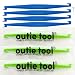 Outie Tool | Clear Aligner Invisible Braces Removal Tool | Patented Design | 1 Pack Contains 7 Tools