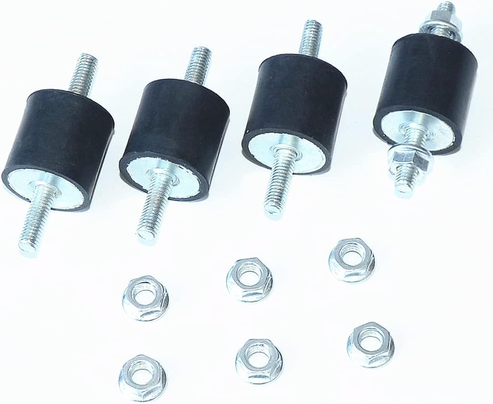 vibration isolation mounts amazon M10 Rubber Studs Shock Absorber Anti-Vibration Isolator Mounts with No –  Lubecore MN