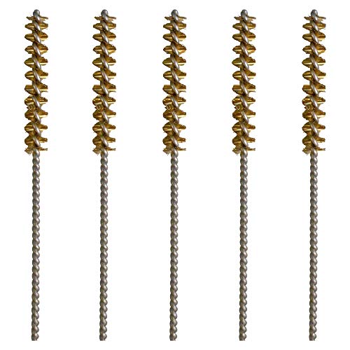 Image of 1 /4'' Diameter Brass Tube Brush 5 Piece Pack