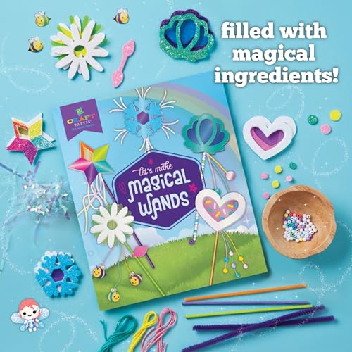 Craft-Tastic Make Your Own Little Magical Wands – Everything Included for 5 Fun DIY Magic Wands Art & Crafts Projects - Ages 4+ - image 5