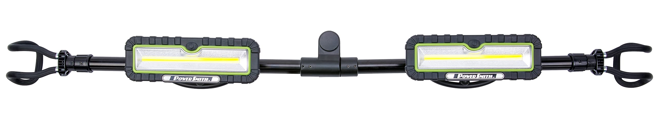 POWERSMITH 2400 Lumen Underhood Work Light with 2 Detachable Magnetic Lights 75 inch Bracket, USB-C Dual Charging Cable (PWLRD024UH)