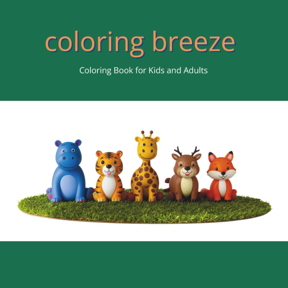 Coloring Breeze: Coloring Book for Kids and Adults