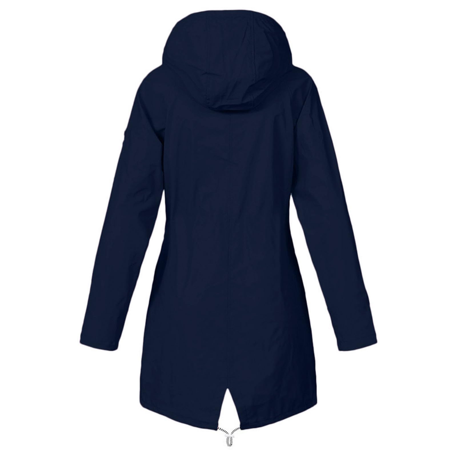 Giacca Antipioggia Impermeabile, Giacca da Pioggia Leggero Leggero Antivento Soft Shell Giacca a Vento con Cappuccio Pioggia Giacca Lunga da Trekking Giacca a Vento Ragazza Antipioggia Cosa Outdoor