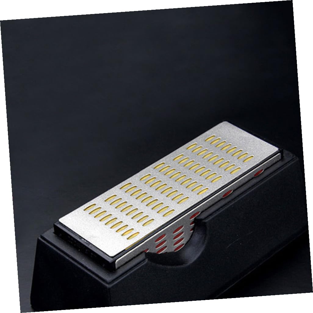 Affûteur de Couteaux Blocs Diamantés à Quatre Faces en Fer Extra-dur Outil Professionnel pour Affûtage Précis des Couverts Cuisine Cuisine