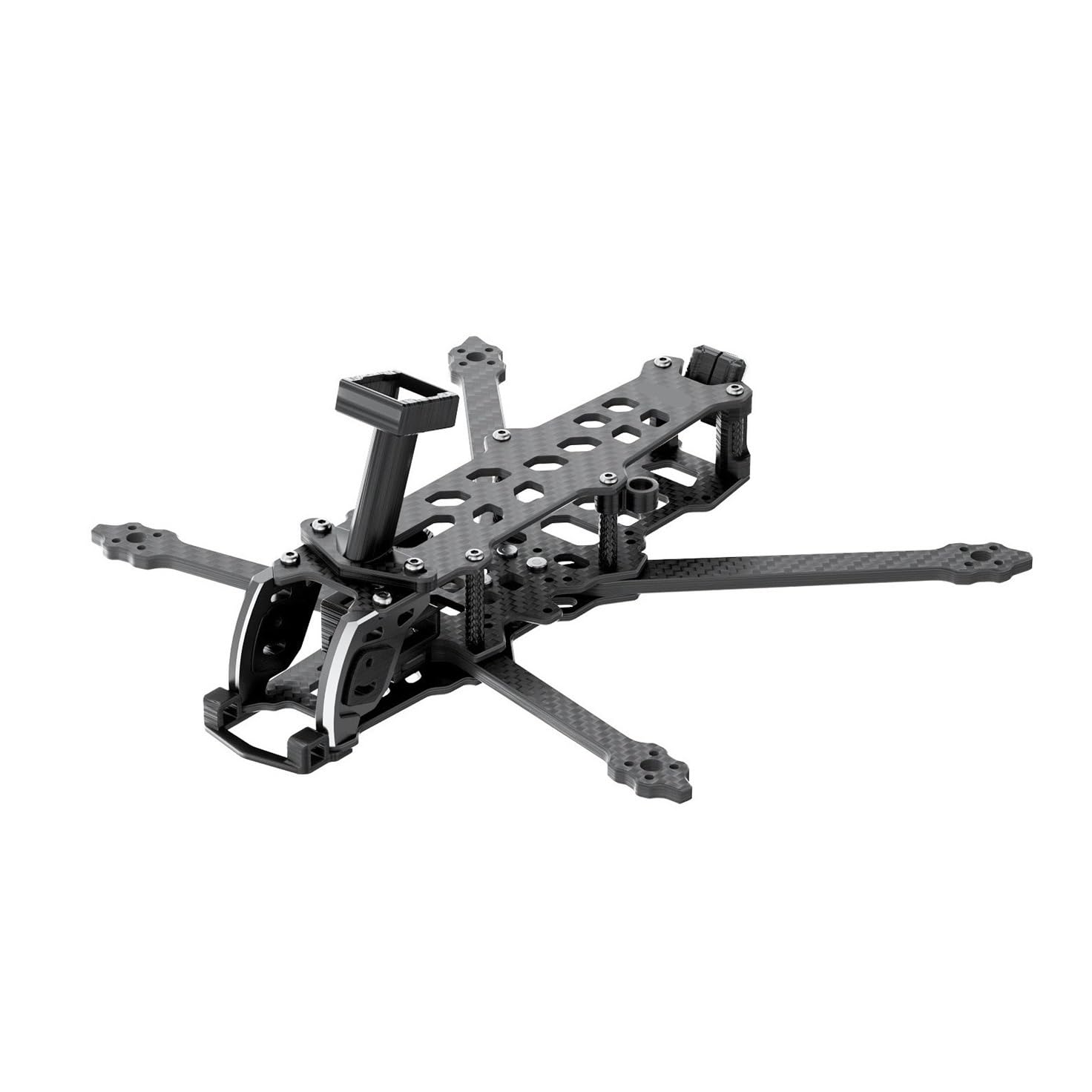 Kit de Cadre renforcé en Fibre de Carbone LR40-SERIES de 4 Pouces, empattement de 180 mm, Bras de 3,5 mm d'épaisseur, Composants en Alliage 7075, pièce mécanique légère de 59 g (1 Jeu)