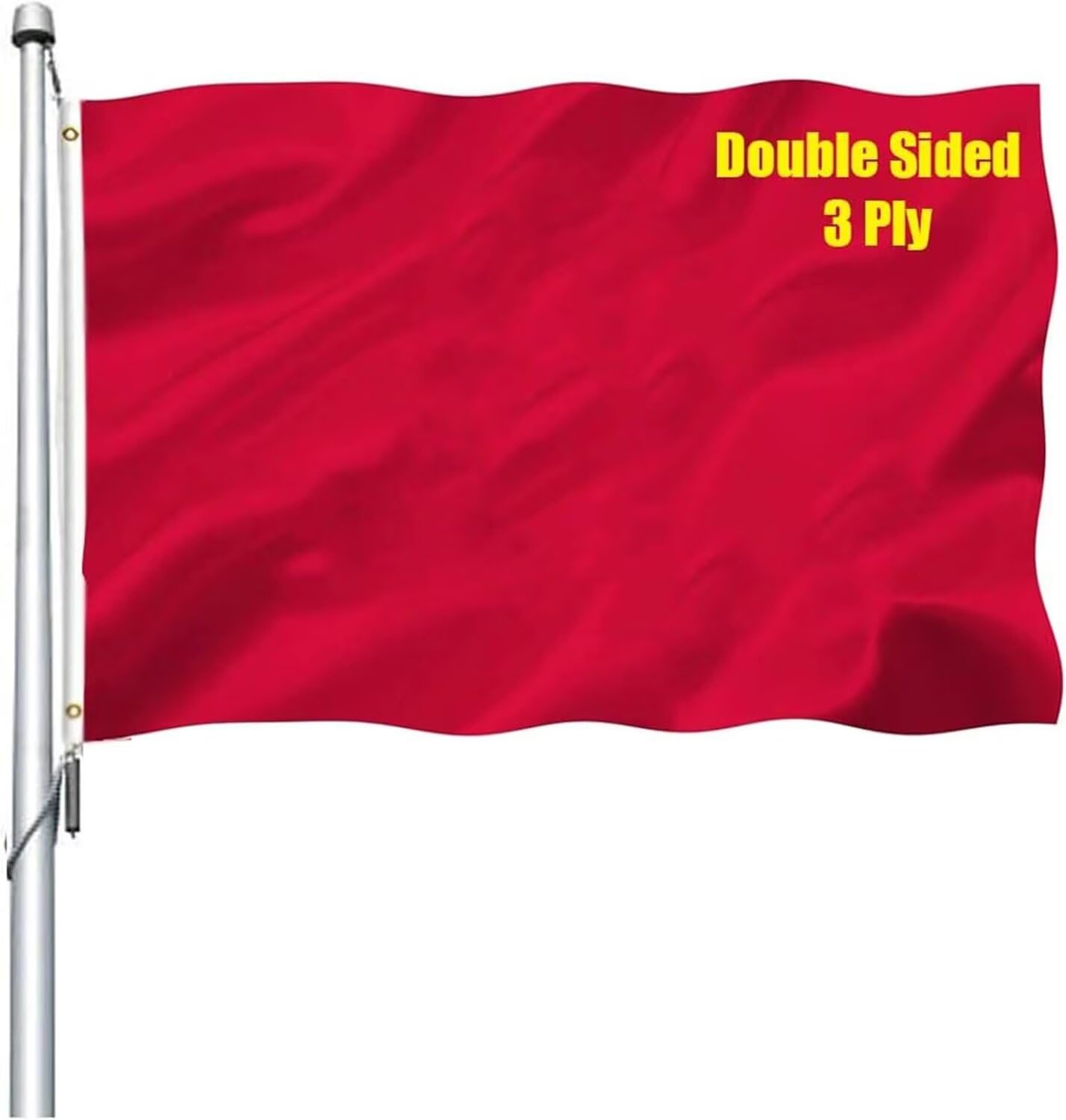 REIDFERR US Marine Corps USMC Flag 3x5 Outdoor Double Sided - Heavy Duty Polyester US Military Army Flags Long Lasting with 2 Brass Grommets…