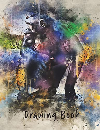Drawing Book: Chimpanzee 8x11