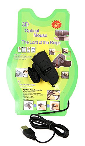 USB Finger Mouse Optical Laptop Notebook PC 1200DPI