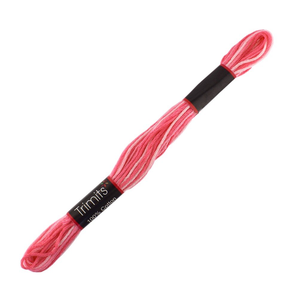 Embroidery Thread Variegated Pink Qty 3