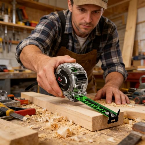 Cinta métrica retráctil de ABS compacta para trabajos de construcción 3