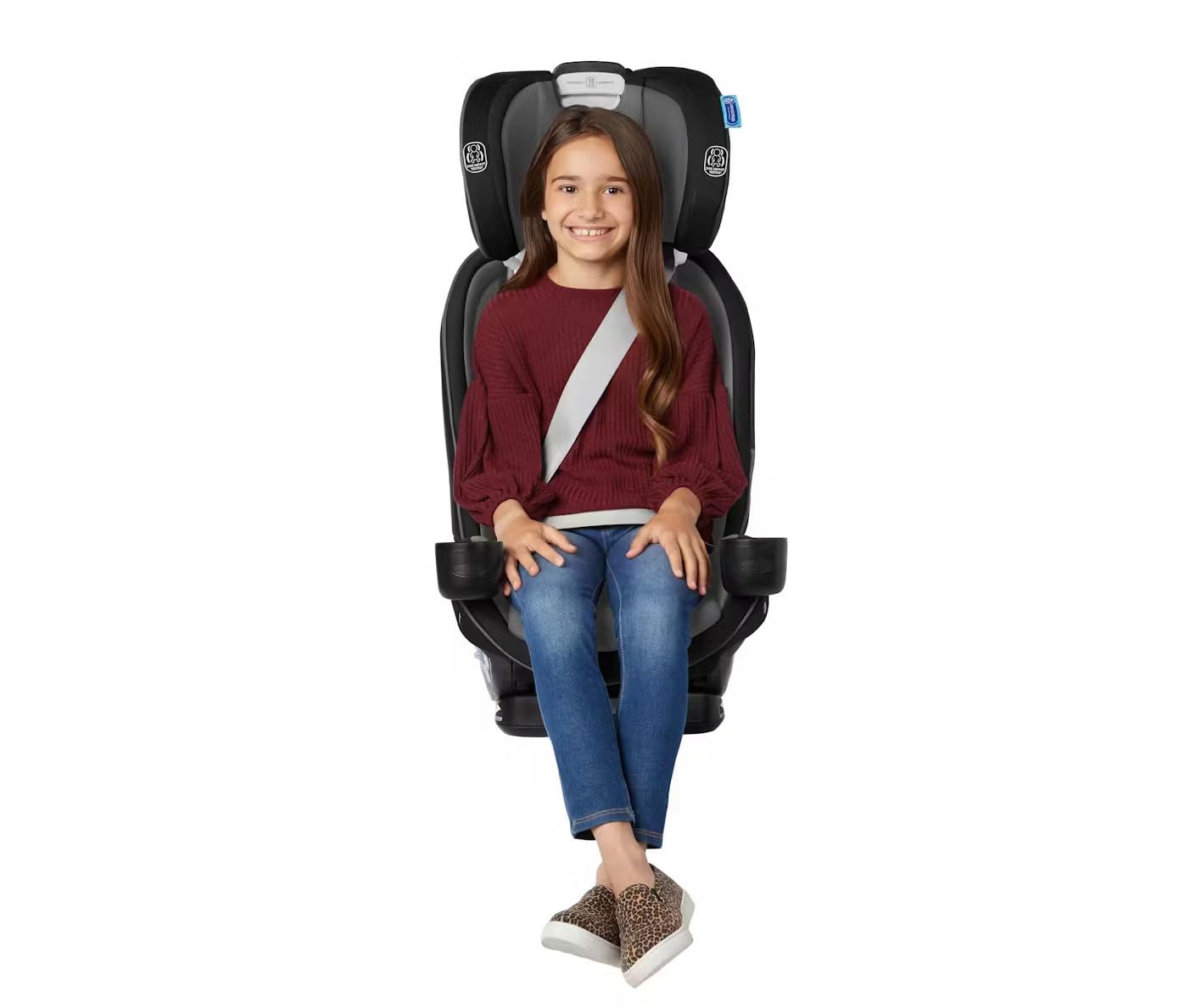 Graco True3Fit LX 3-in-1 Slimfit Car Seat, Rear Facing, Forward Facing to Highback Booster Car Seat, ft. Anti-Rebound Bar - Gotham