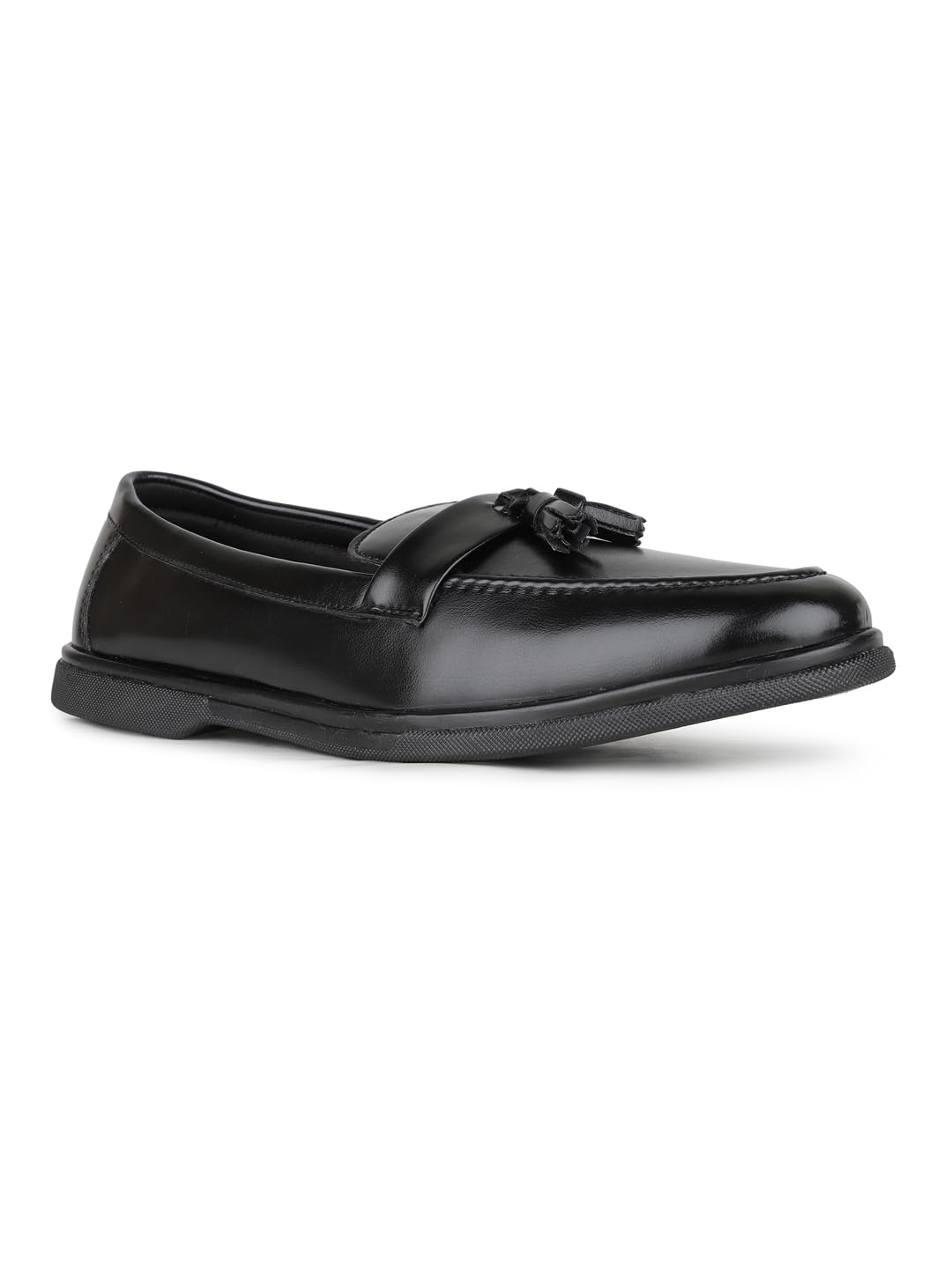 inc.5 Womens Women Black Solid Round Toe Loafers Loafer-picture-25