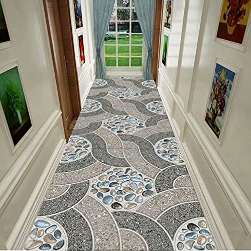 Tapis de couloir 3D de qualité supérieure avec impression lavable moderne