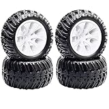 Diamètre du pneu: 125mm; Largeur des pneus: 70mm / 2,76 pouces; Entraînement sur jante hexagonal: 12 mm / 0,47 pouces. (marge d'erreur de taille: environ 1 ~ 3mm)