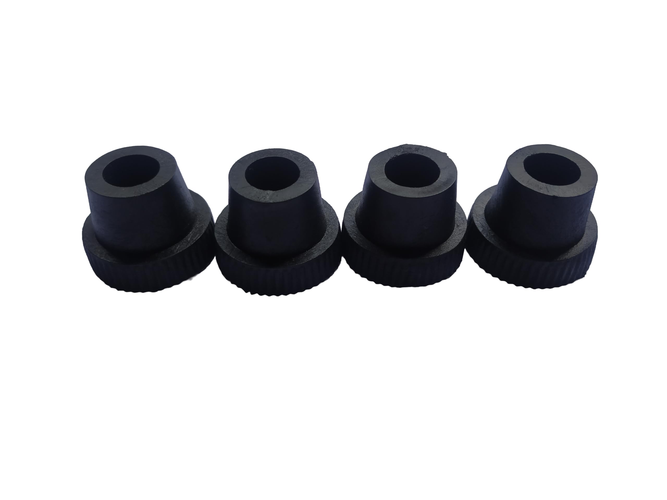 Walking Stick Rubber Foot Pads Self-Standing Bush Tips, 12mm, Black, Set of 4. PLEDGE-image-4