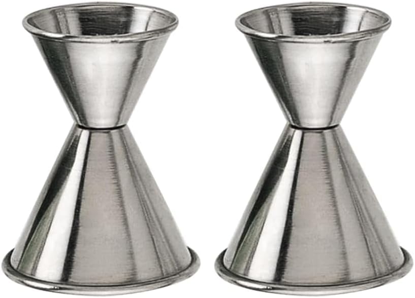 American Metalcraft J202 Bar Jigger, Stainless Steel, 1/2oz. x 3/4oz. Capacity
