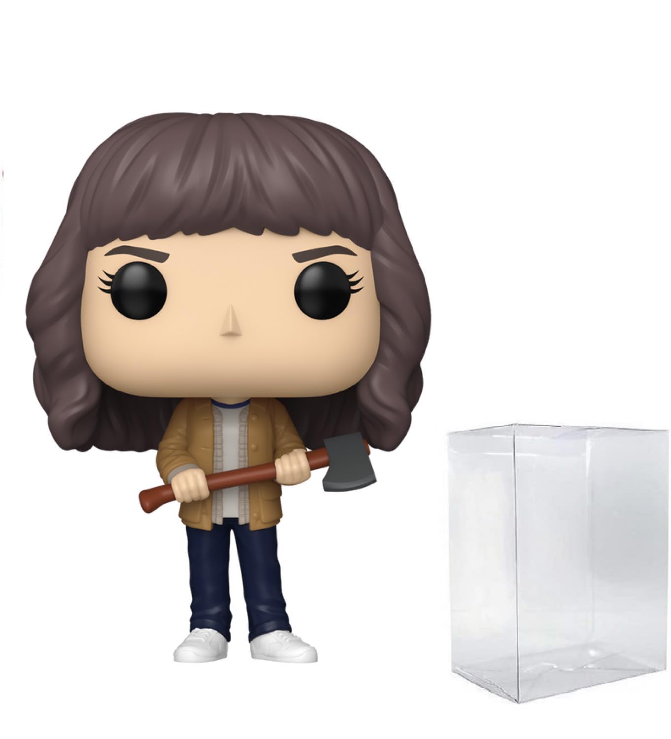 POP TV: Stranger Things - Joyce Byers with Axe Exclusive #1801 (Season 5) Funko Vinyl Figure (Bundled with Compatible Box Protector Case), 3.75 inches